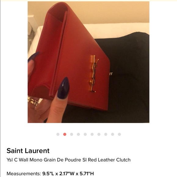 YSL Saint Laurent Clutch Monogram - Picture 2 of 8